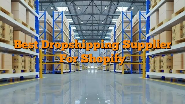 Best Dropshipping Supplier For Shopify