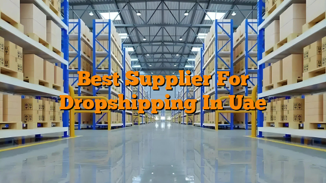 Best Supplier For Dropshipping In Uae