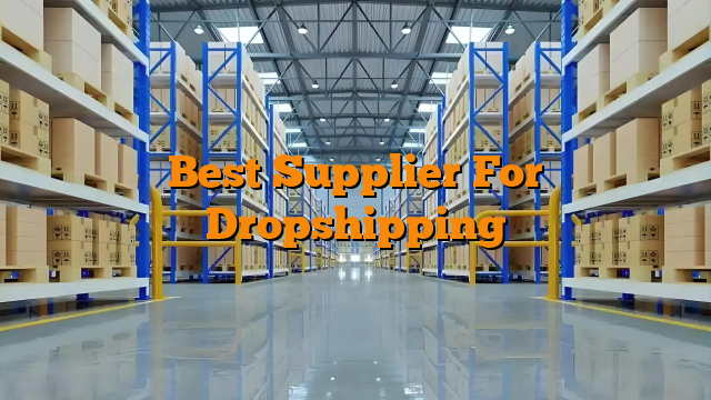 Best Supplier For Dropshipping