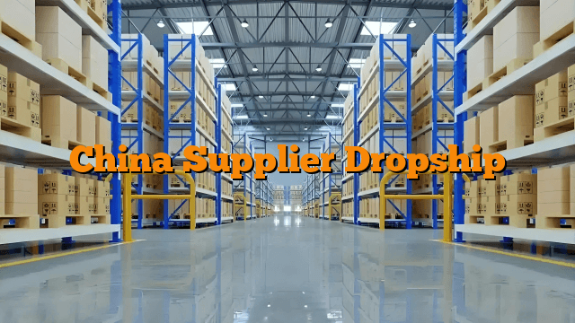 China Supplier Dropship