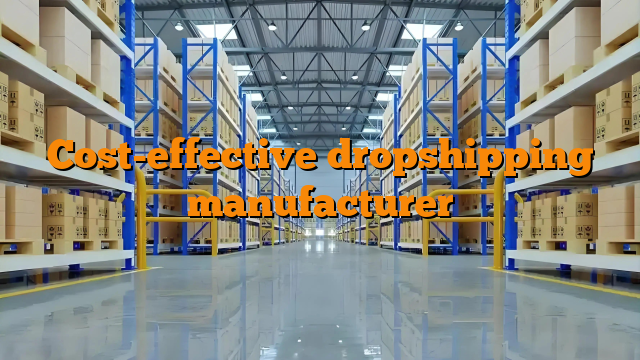 Cost-effective dropshipping manufacturer