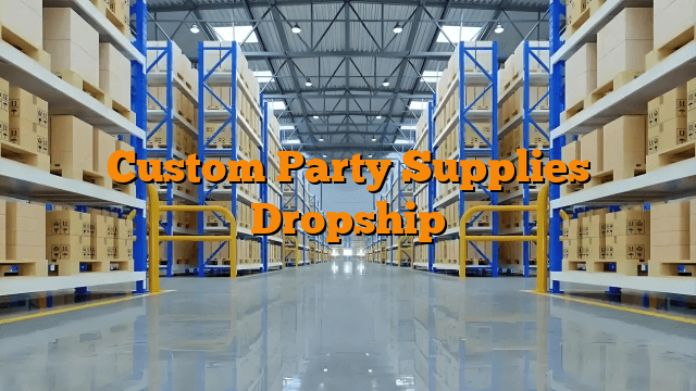 Custom Party Supplies Dropship
