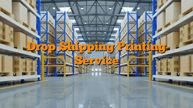 Drop Shipping Printing Service