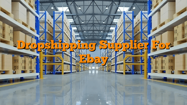 Dropshipping Supplier For Ebay