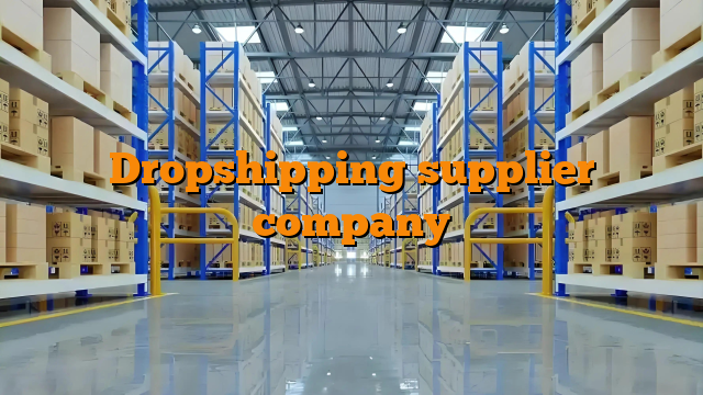 Dropshipping supplier company