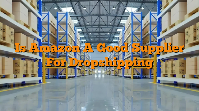 Is Amazon A Good Supplier For Dropshipping