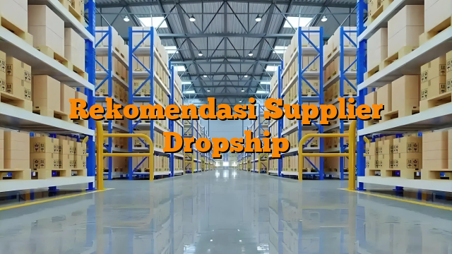 Rekomendasi Supplier Dropship
