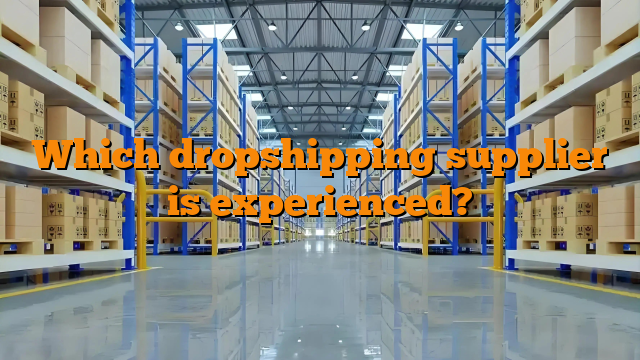 Which dropshipping supplier is experienced?