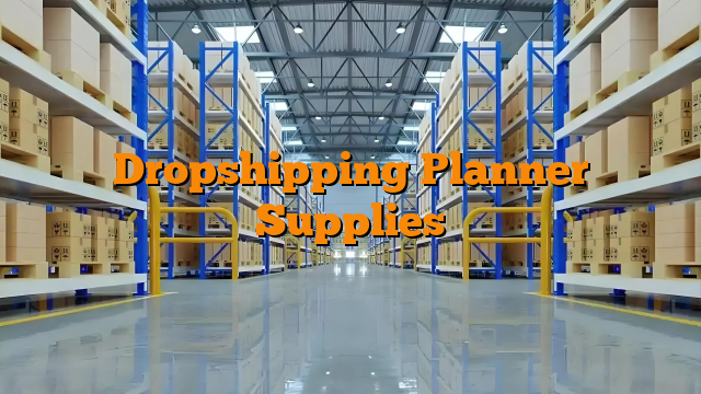 Dropshipping Planner Supplies