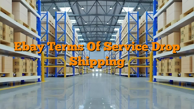 Ebay Terms Of Service Drop Shipping