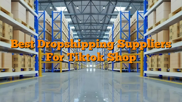 Best Dropshipping Suppliers For Tiktok Shop