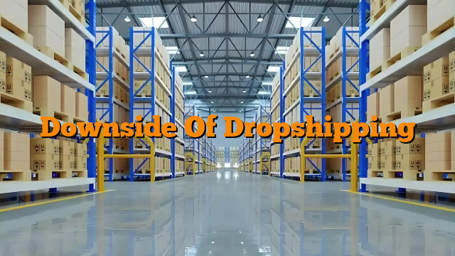 Downside Of Dropshipping
