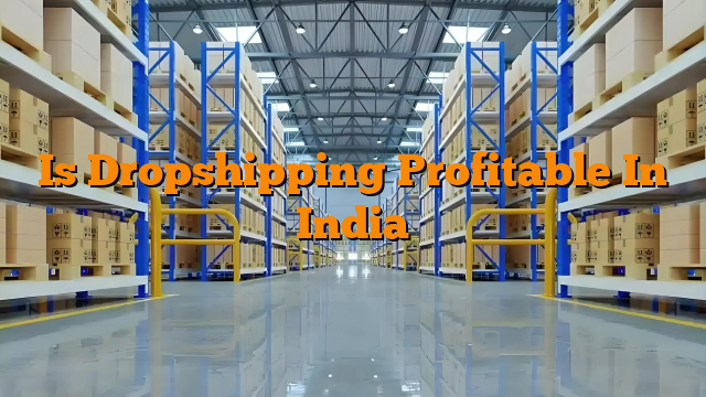 Is Dropshipping Profitable In India