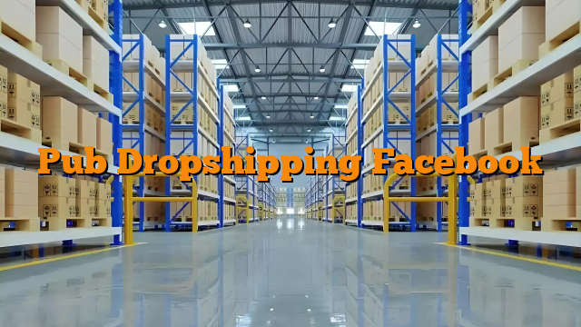 Pub Dropshipping Facebook