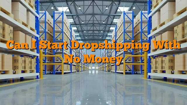Can I Start Dropshipping With No Money