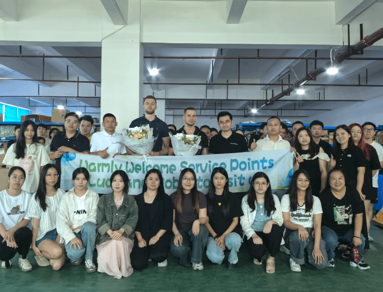 Fulfillant team welcoming international customers at the warehouse